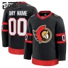 Ottawa Senators Dresy Personalizované Fanatics Premium 2024-25 Černá Domácí - Dětské